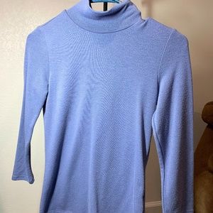 Forever 21 Mock Turtleneck Quarter Sleeved Blouse